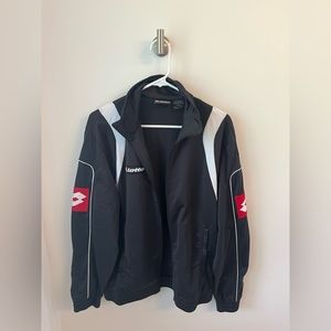 Black Lotto Racing Track Jacket